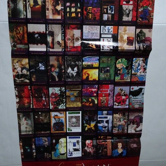 The Sandman Trading Card 1994 Promotional Poster - Sky Box - DC Comics & Vertigo - Picture 5 of 6